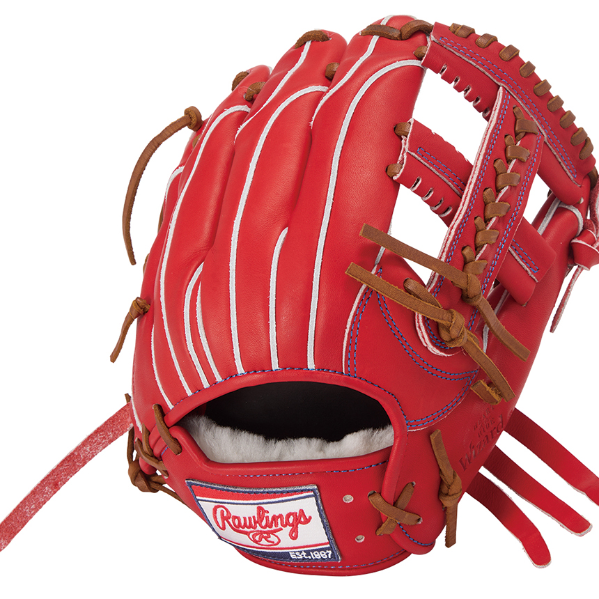 Rawlings 軟式グローブ ベージュ/レッド 野球 ローリングス Rawlings 軟式グローブ 軟式 グローブ カラーグラブ
