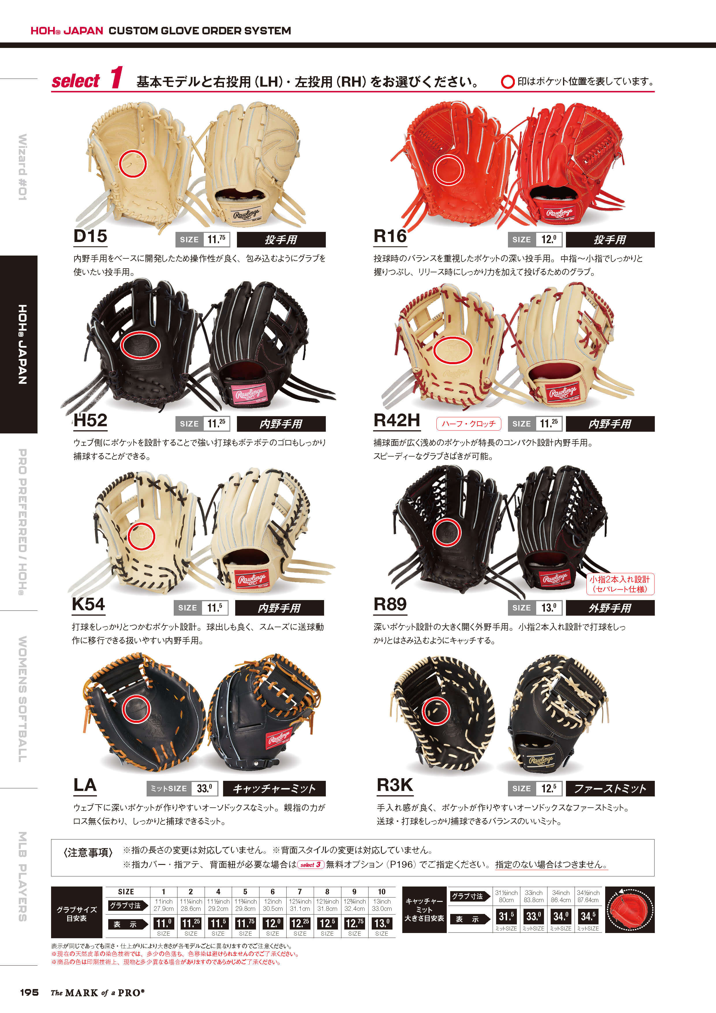 CUSTOM GLOVE | ローリングスジャパン - Rawlings