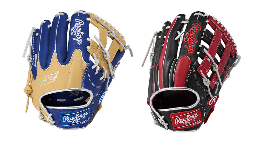 Rawlings 軟式グローブ ホワイト/ブルー/レッド 軟式 HOH® PRO EXCEL Wizard #02 COLORS [内野手用] サイズ