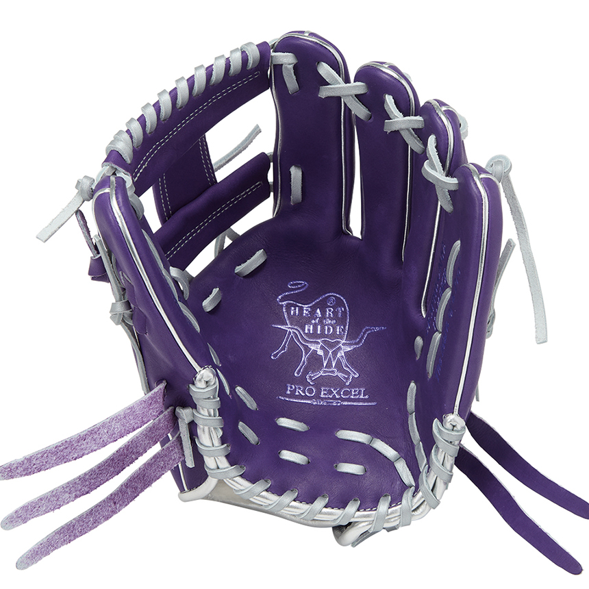 Rawlings PRO EXCEL 軟式グローブ ホワイト/パープル Rawlings PRO EXCEL 軟式グローブ ホワイト/パープル