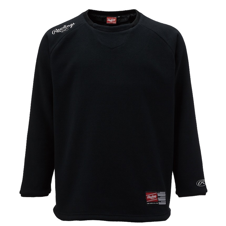 2021激安通販 ローリングス rawlings 野球 BLACKLABEL ブラックレーベル スウェットパーカーシャツ AOS11F13